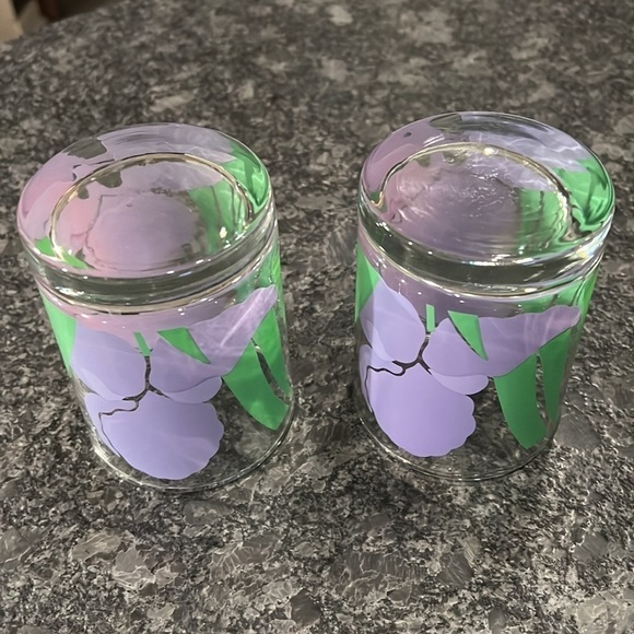 Set of 2 La Rue 12oz Iris Rocks Glasses - Picture 5 of 5